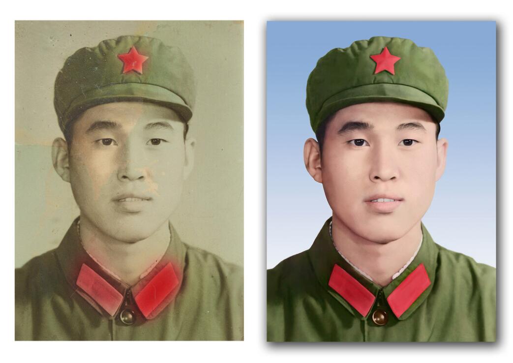 卧龙破损照片修复-18